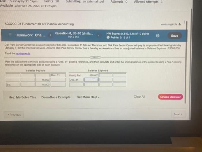  Submitting an external tool Uue Thursday by 11:59pm Points 10 Available
