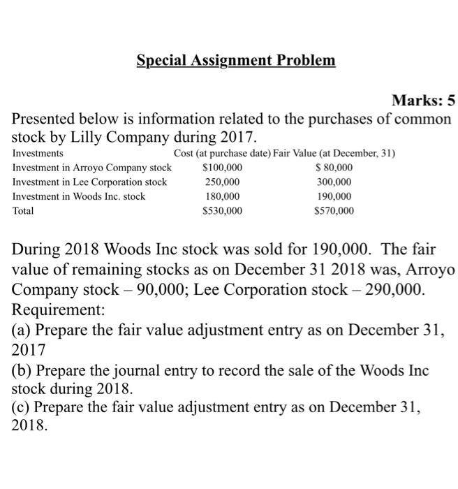 i need the entry and table of the first elemnt investiment ,