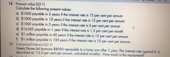All Read aloud L Add notes Compound interest earned (harder) [LO 1]