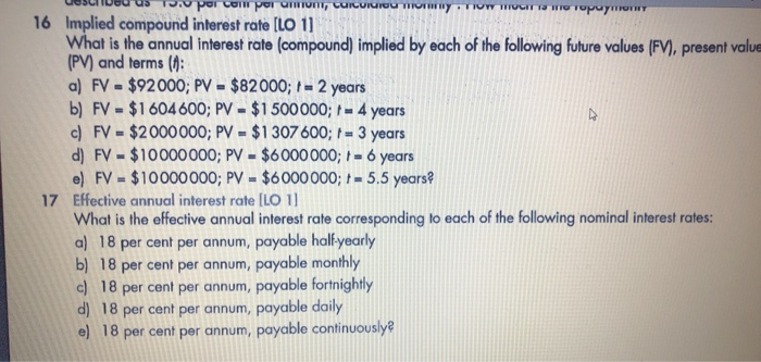 Frank has invested $10000 for 10 years at 12.4 per cent per