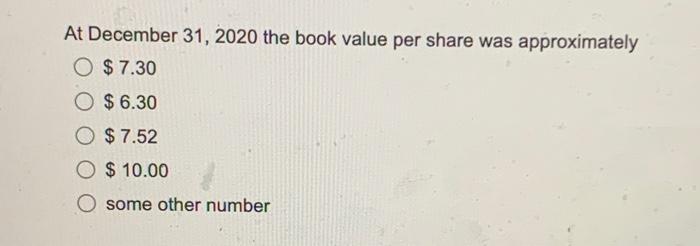 EPS $5.60 BobKat Enterprises, Inc. Balance Sheet December 31, 2020 2019 2020