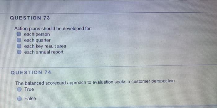 has high-cost advantages anywhere throughout the value chain True False QUESTION 72