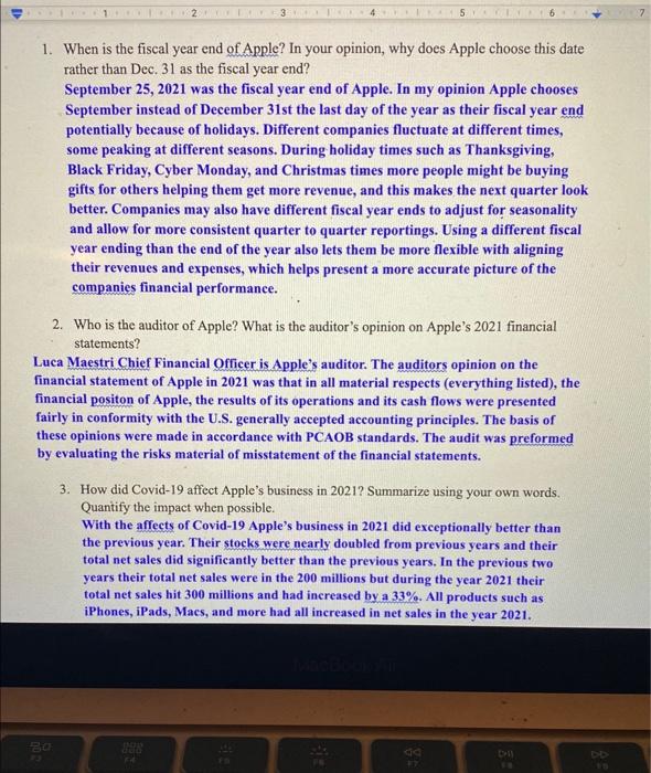 What is Apple's Inventory cost flow assumption? Compared with other alternatives, ceteris
