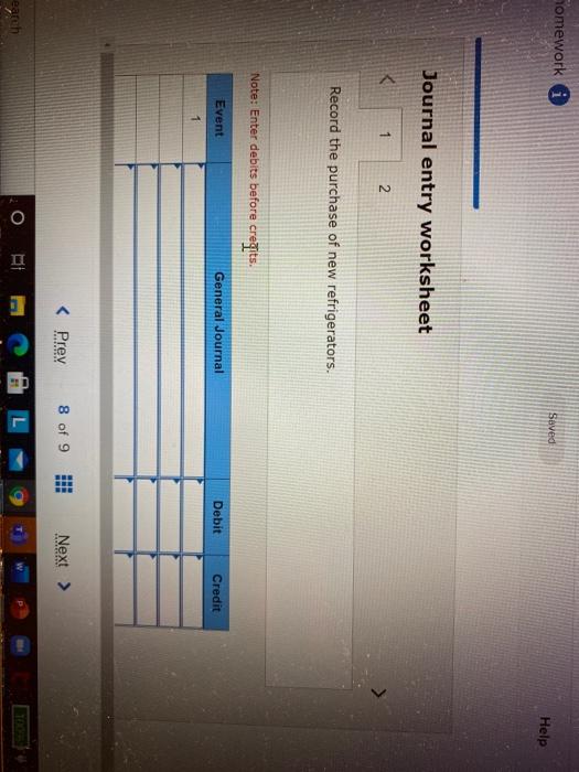 major kitchen appliances. The company has decided to use the group depreciation