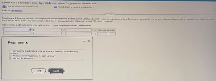 Can anyone help me with this problem? Earther Were is a manufacturer