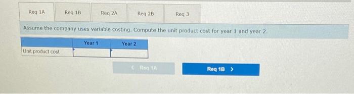 $ 18 Variable nanufacturing overhead $ 2 Variable selling and administrative $1