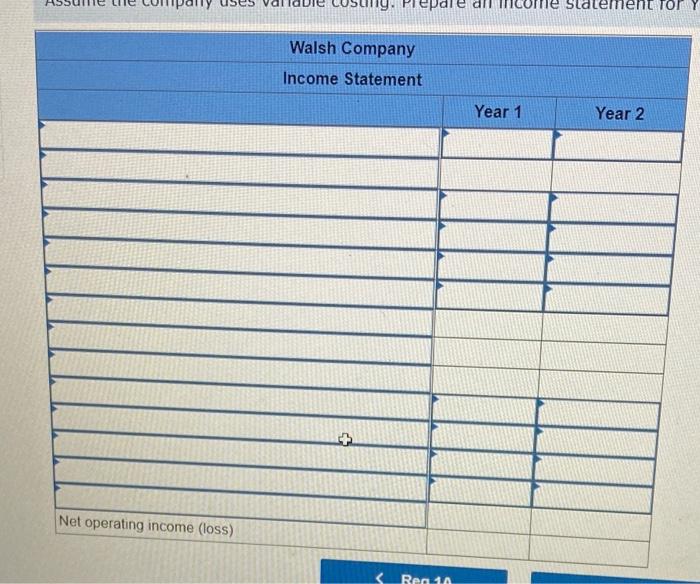 Fixed costs per year: Fixed manufacturing overhead $ 240,000 Fixed selling and