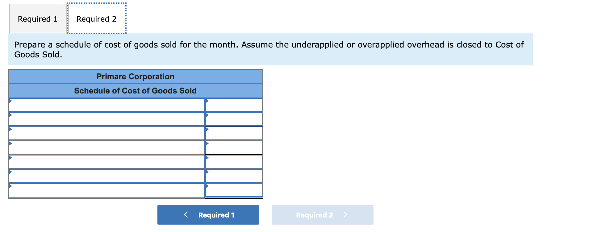 in manufacturing overhead Direct labor Manufacturing overhead applied to work in process