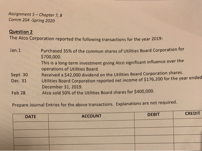 1 On February 18, 2019 Krusty Burger Ltd. acquired 5,000 shares (10%)