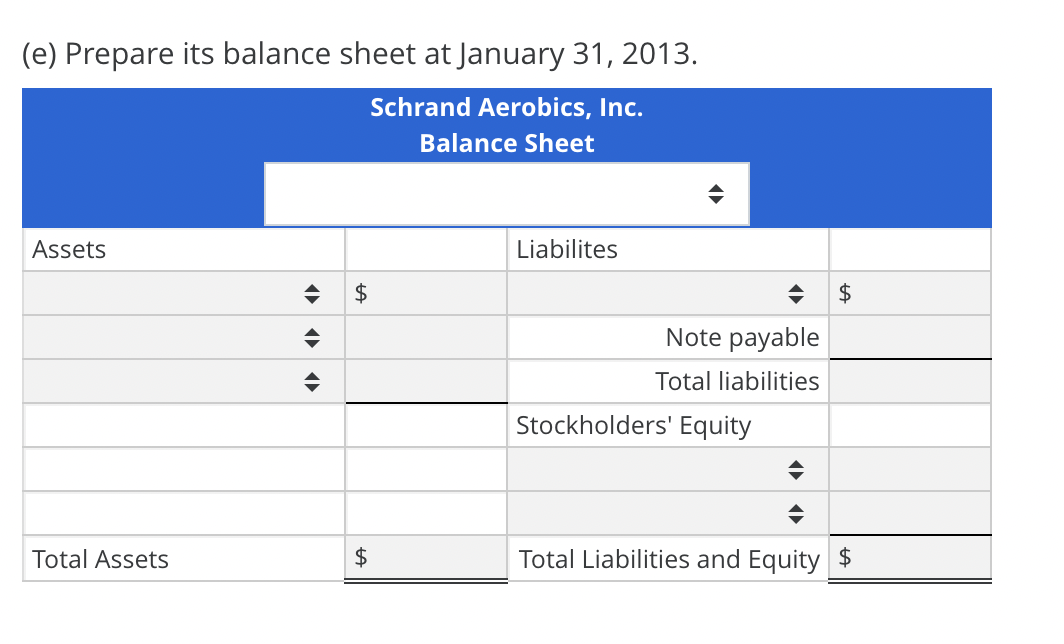 balances are as follows: Cash $3,750; Accounts Receivable, $3,900; Equipment, $0; Notes