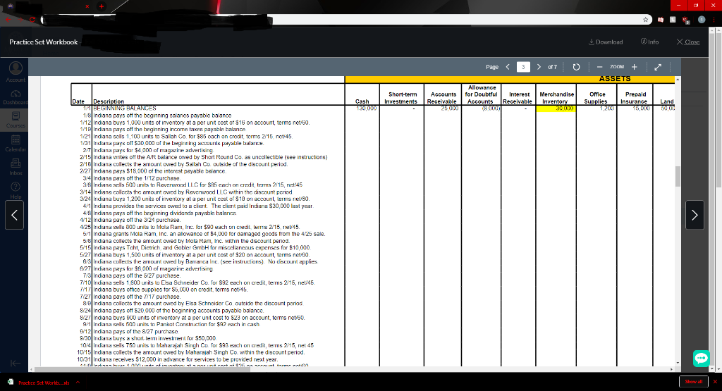 of the year. You are also responsible for preparing the financial statements