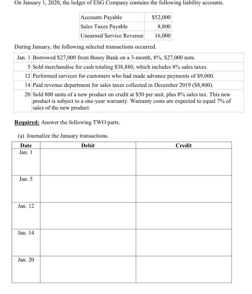 Please help me do this accounting exercise. Thank you so much. On