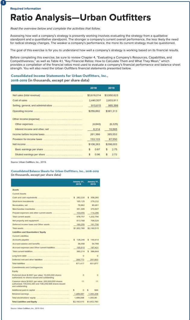  multiply your result 100). a. Gross profit margin b. Operating profit