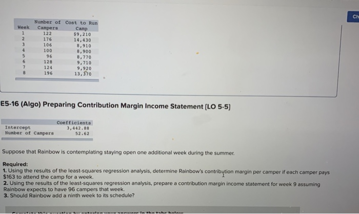  Ch Week 1 2 3 4 5 6 7 8 Number