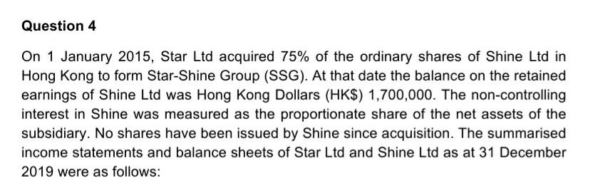 Solution in Microsoft word if possible Question 4 On 1 January