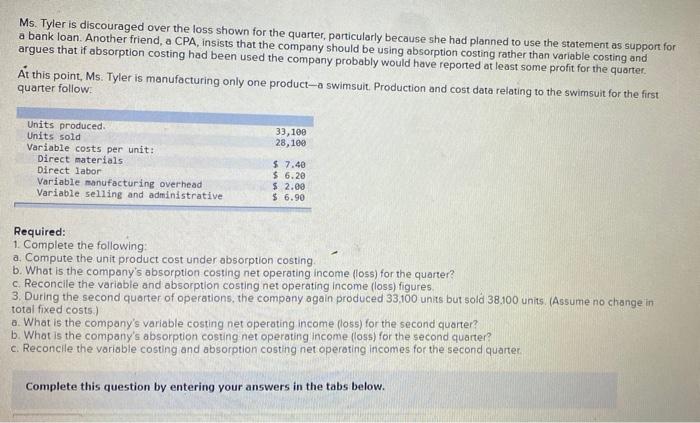 opened Tami's Creations, Inc., a small manufacturing company, at the beginning of