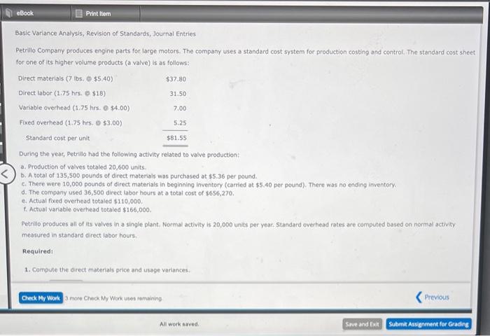 please solve and show step by step work eBook Print Item 7.00