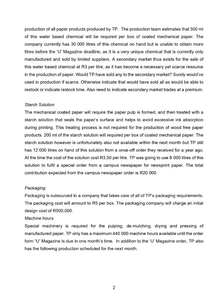 based in Epping, Cape Town specialising in the production and sale of