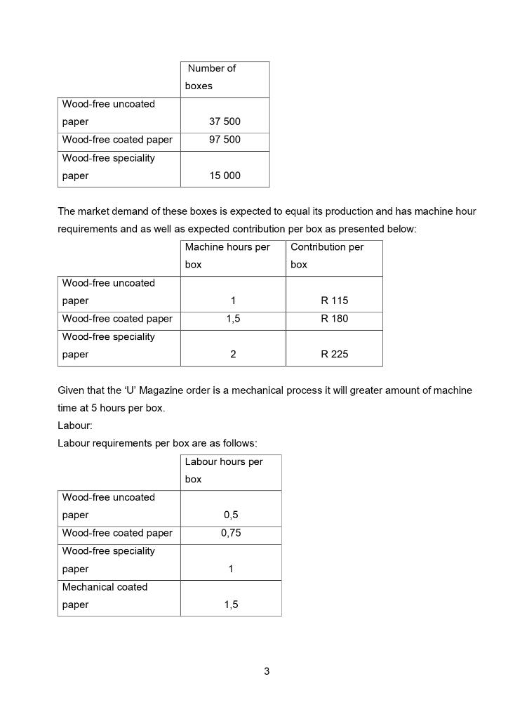 wood free paper in the form of coated, uncoated and speciality paper.