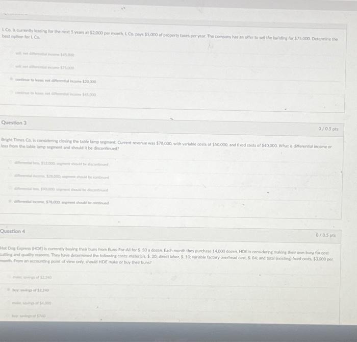 help answer these tgree question plz bert eption fortion 0/0.5pts Question 3