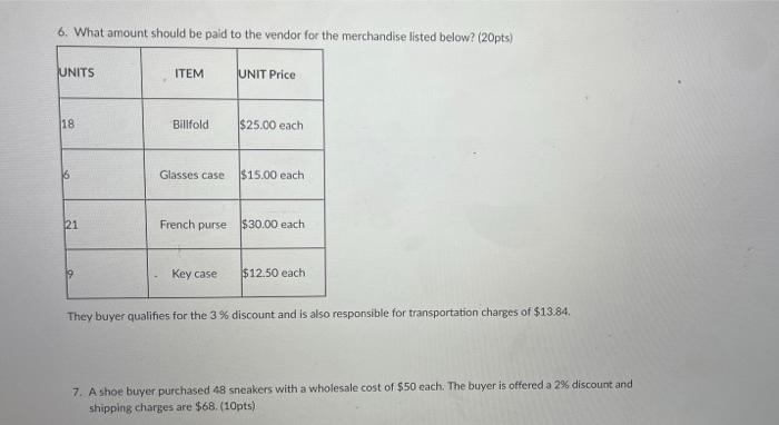orders showing the Billed cost, shipping dollars, cash discount dollars, and the