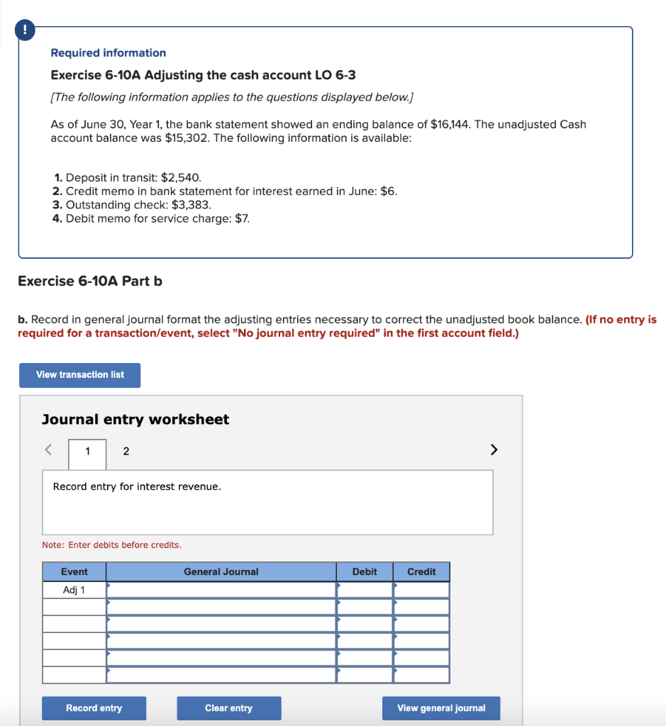 cash account LO 6-3 [The following information applies to the questions displayed