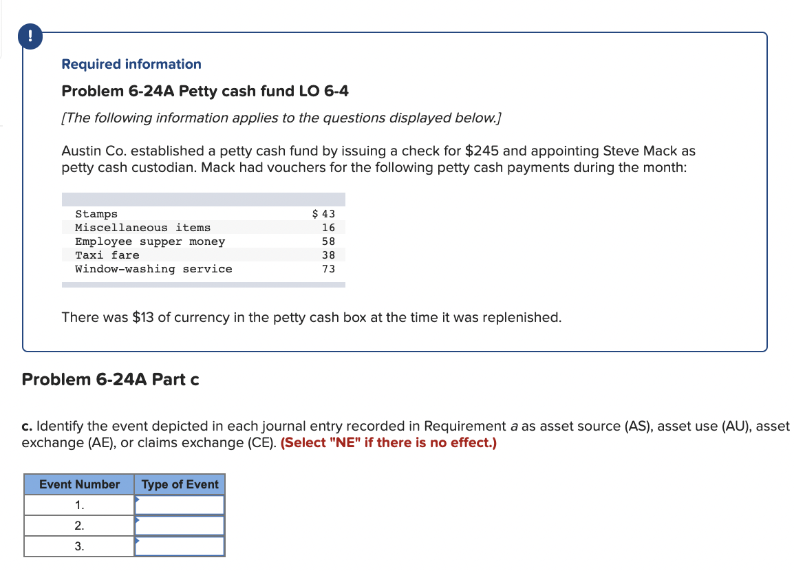 $3,383. 4. Debit memo for service charge: $7. Exercise 6-10A Part a