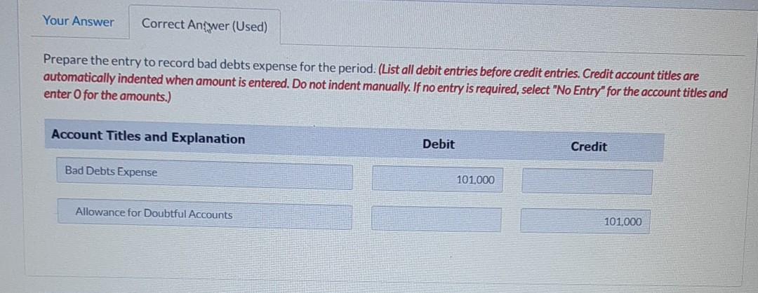 cost of goods sold of $ 3.073,000 and collections of $5,167,000. It