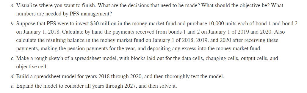 (normally referred to as PFS) manages a well-regarded pension fund that is