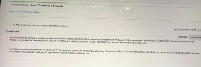 please answer this ASAP!!! Remaining Time: 1 hour, 23 minutes, 44 seconds.