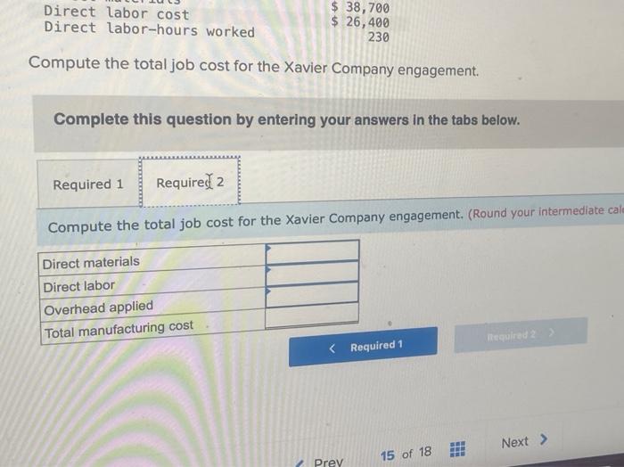 is a consulting firm that uses a job-order costing system. Its direct