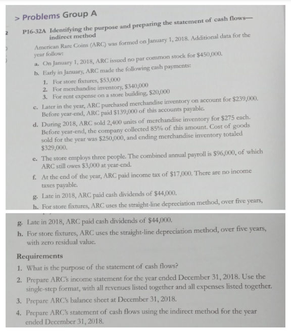 $450,000. b. Early in January, ARC made the following cash payments: 1.