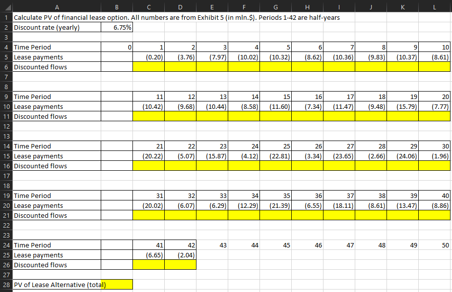 from part A to solve for part B. Include and show formulas
