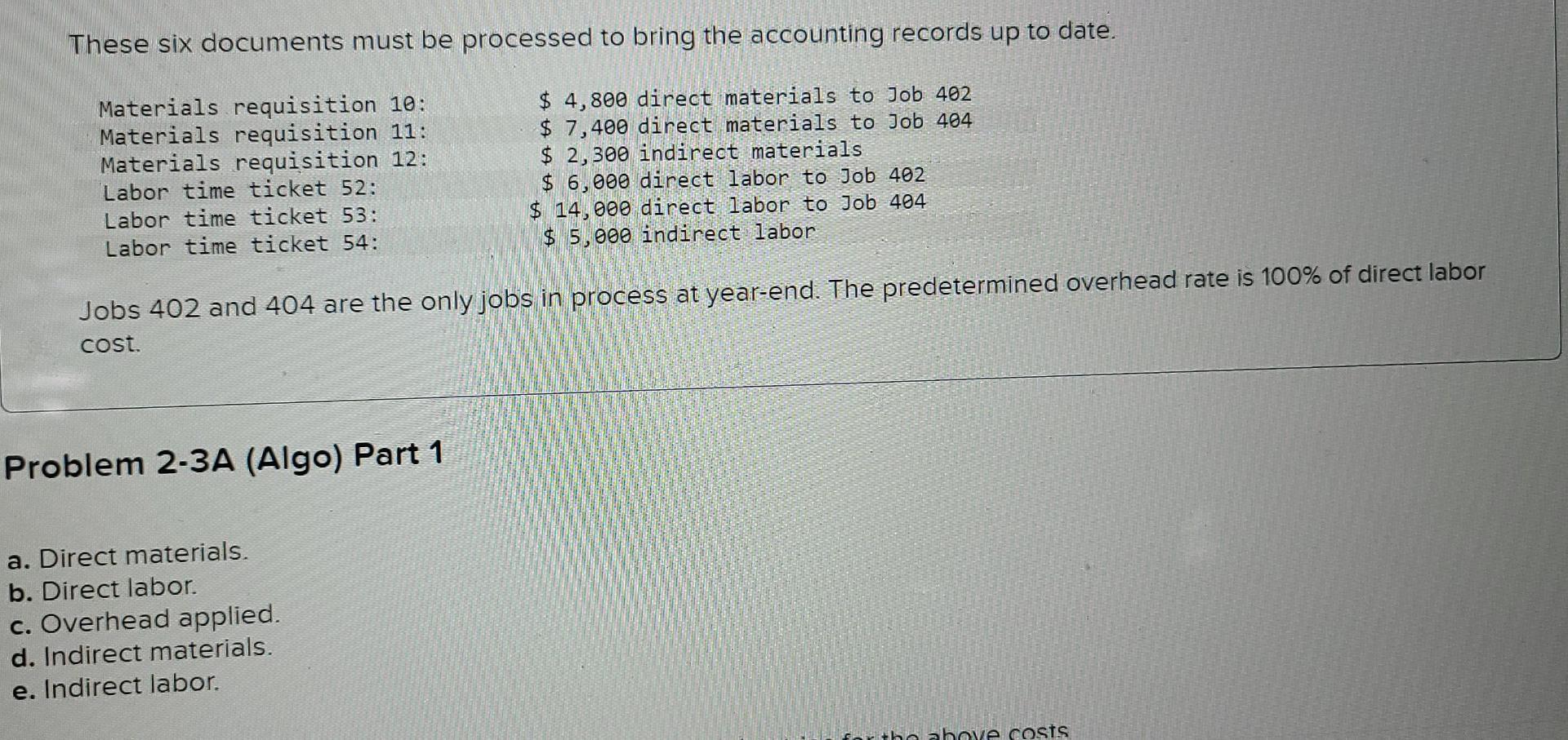 income statement and balance sheet LO P1, P2, P3, P4 [The following