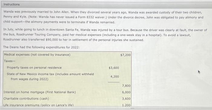 8812 Lance H. and Wanda B. Dean are married and live at