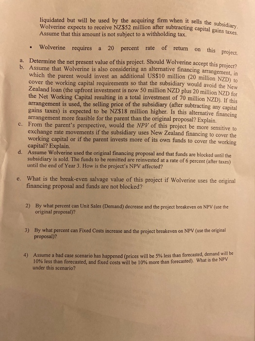 establishing a subsidiary there. The following indomon has been gathered to this