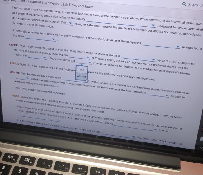 in the firm's ASHER: That makes sense. So, what makes this value