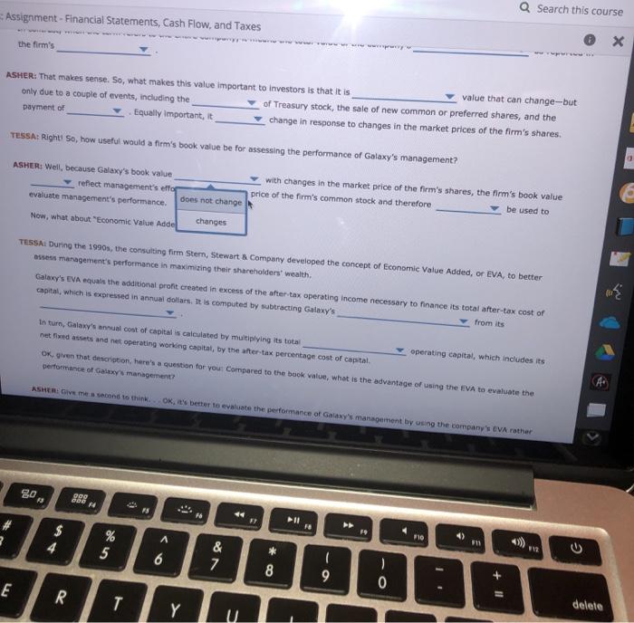 important to investors is that it is value that can change-but only