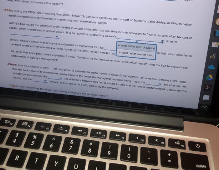 the firm's shares. TESSA: Right! So, how useful would a firm's book