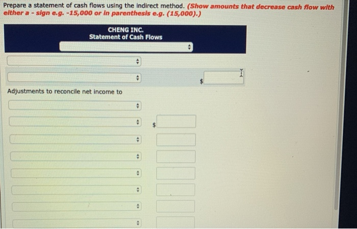 CHENG INC. Income Statement For the Year Ended December 31, 2020 Sales