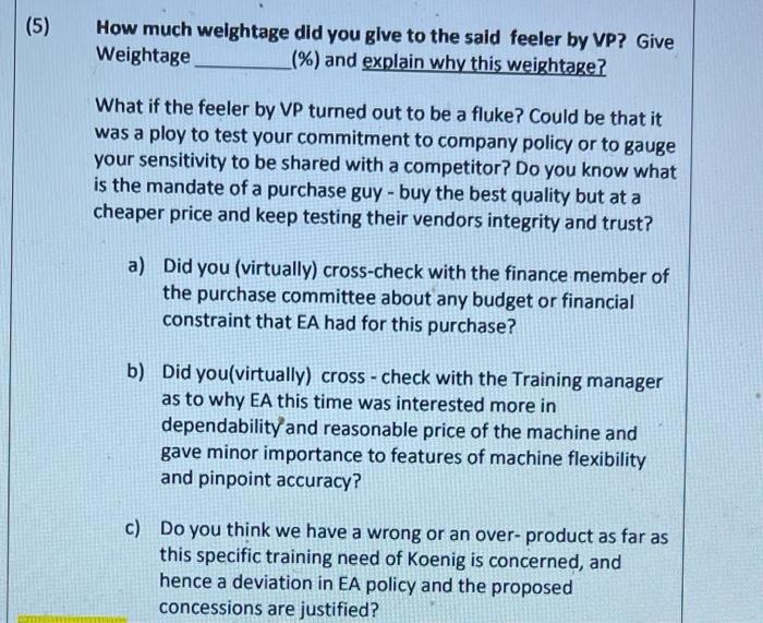 deviations in EA policy and concessions (including the marketing, sales & services