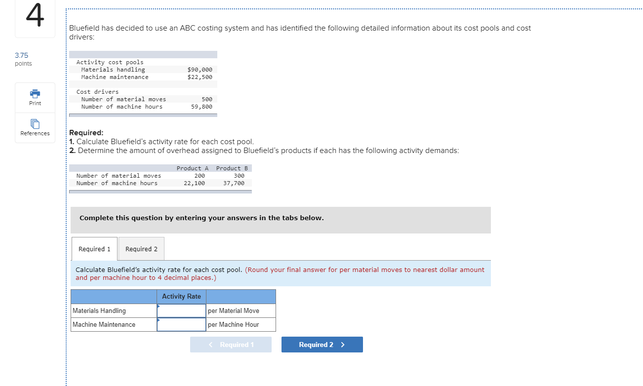 "rent-a-controller" accounting services. Sunrise has identified three activity pools, the related costs