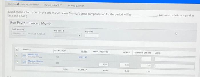 yet awered pas question The company has three employees. Each employee is