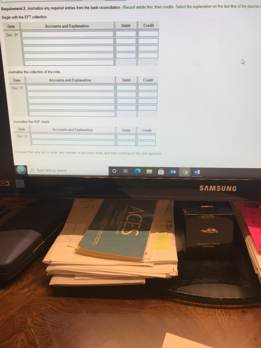 was a receipt of rent. The EFT debit was an insurance payment