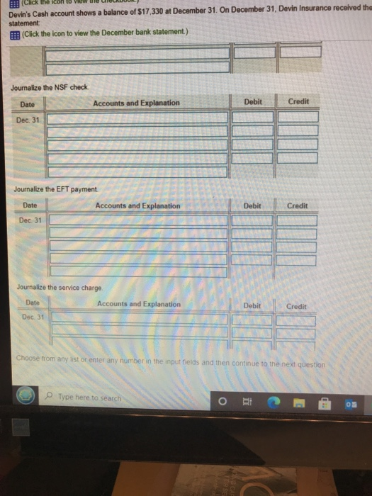 b. The NSF check was received from a customer. C. The $1,200