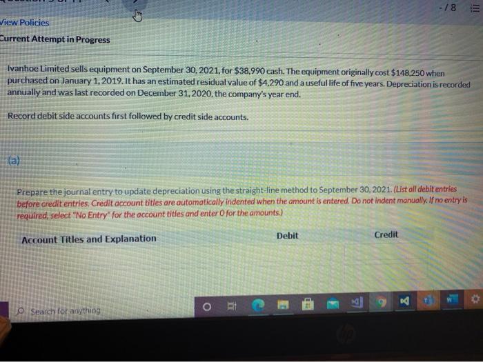  - / 8 View Policies Current Attempt in Progress Ivanhoe Limited
