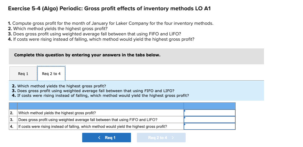 the following January purchases and sales data for its only product. The