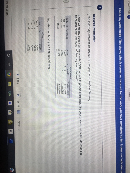  Check my work mode: This shows what is correct or incorrect