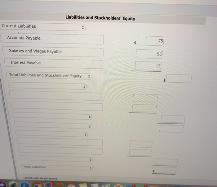 Insurance Equipment Accumulated Depreciation- uipment Accounts Payable Salaries and Wages Payable Uneared