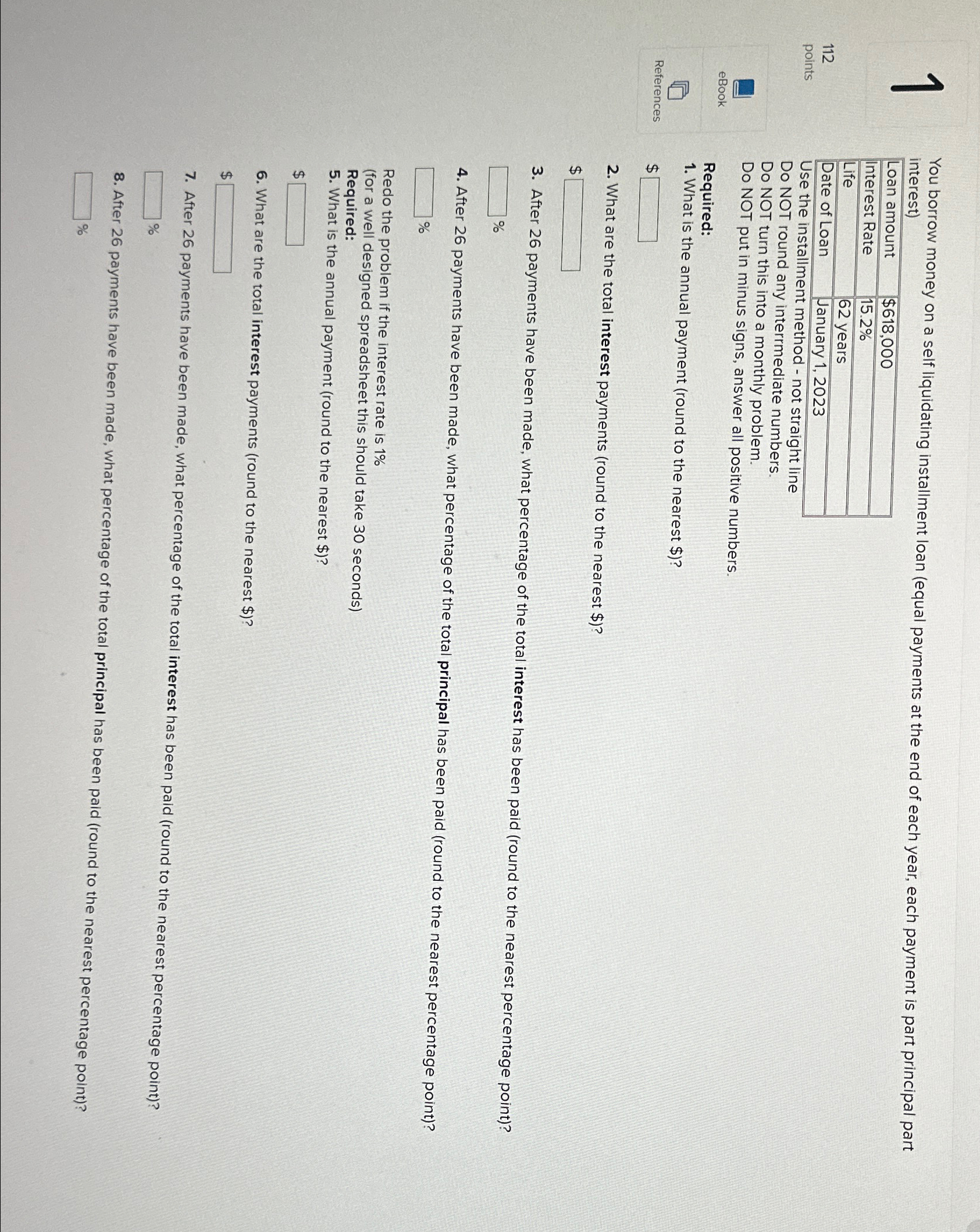  1 112 points eBook References References You borrow money on a